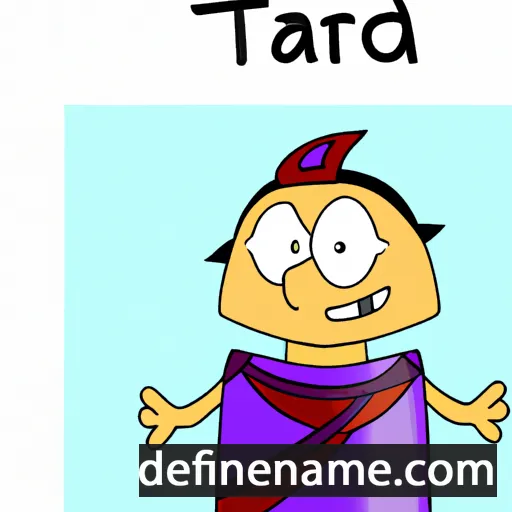 cartoon of the name Tirdad