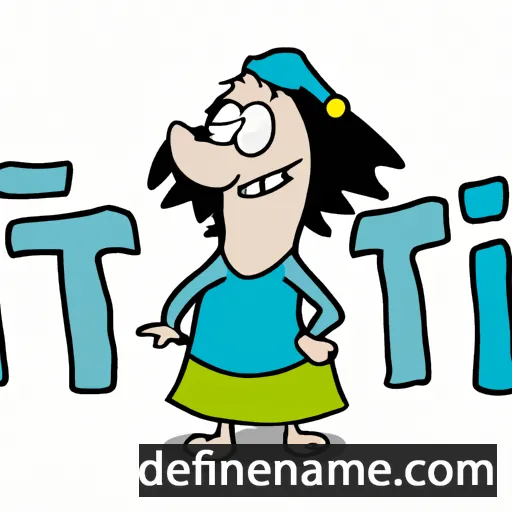 cartoon of the name Tiri