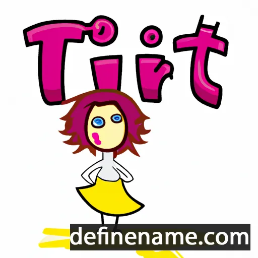 cartoon of the name Tiri