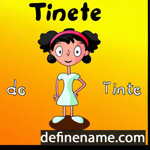 cartoon of the name Titine