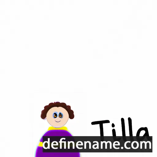 cartoon of the name Titiola