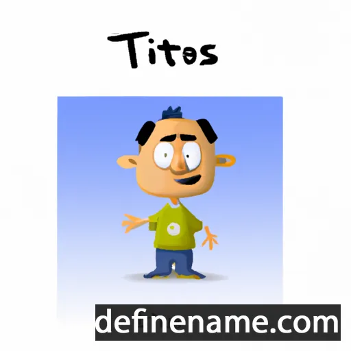 cartoon of the name Titios