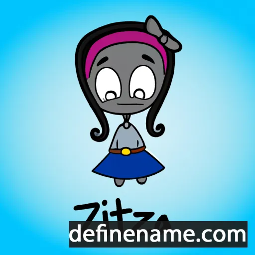 cartoon of the name Tizita