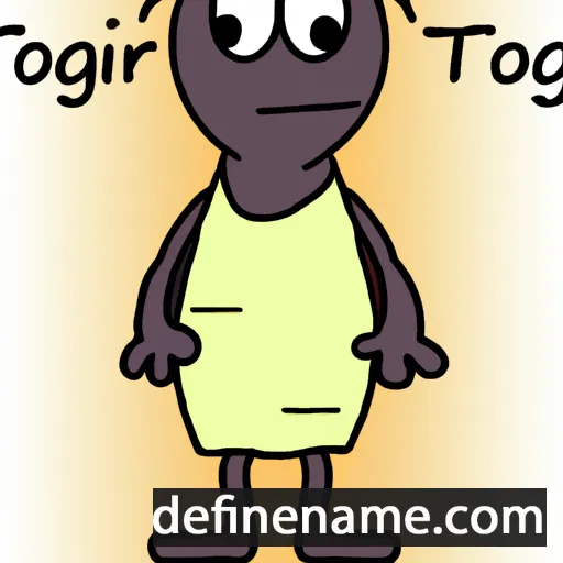 cartoon of the name To'g'ri