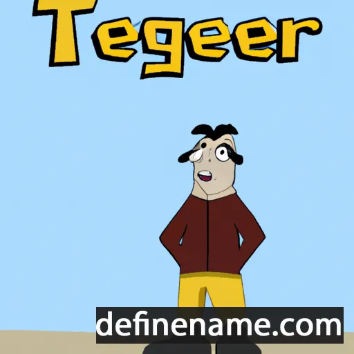 cartoon of the name Tögs-erdene