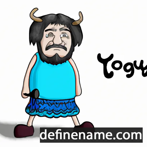 cartoon of the name Tögs-oyuun