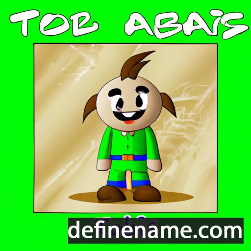 cartoon of the name Tobais