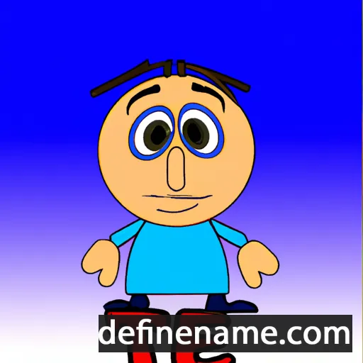 cartoon of the name Tobe