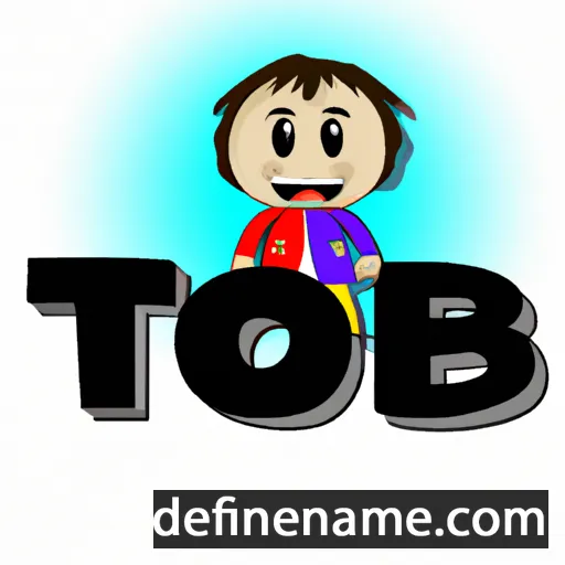 cartoon of the name Tobi