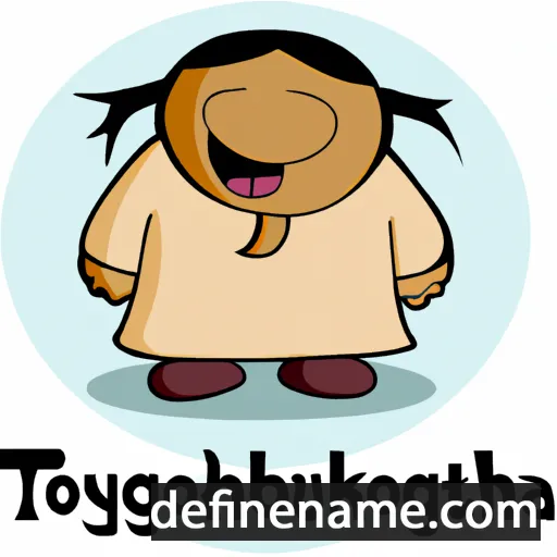 cartoon of the name Togtokhbuyan