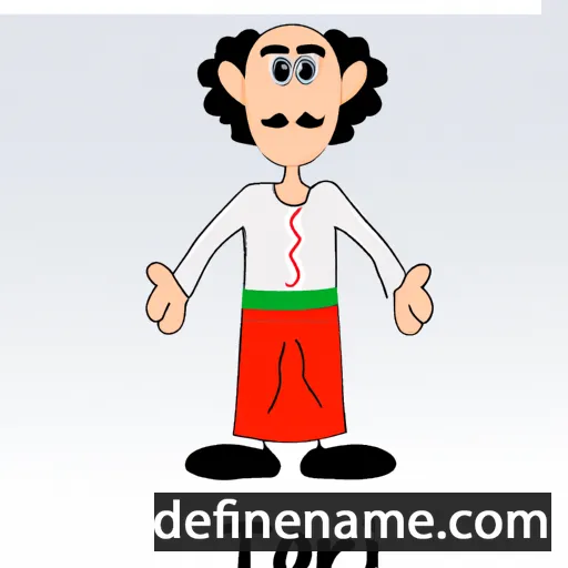 cartoon of the name Tohar