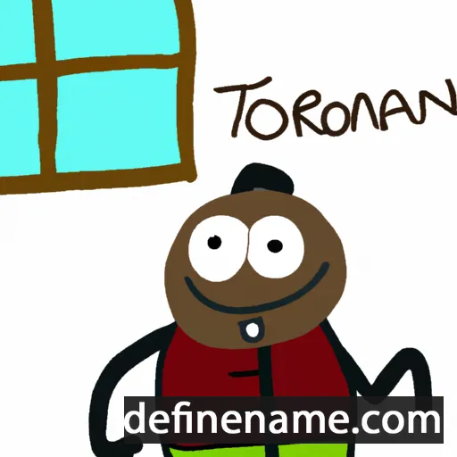 cartoon of the name Tömörkhaan