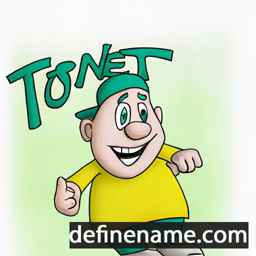 cartoon of the name Tönet