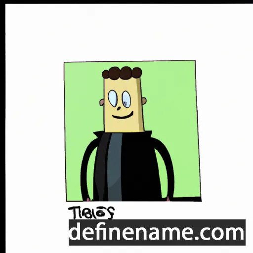 cartoon of the name Tönnes