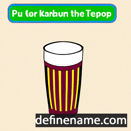 cartoon of the name Tokapcup-kamuy