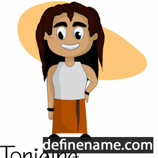 cartoon of the name Tokin'aina