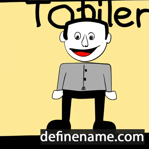 cartoon of the name Tolbert