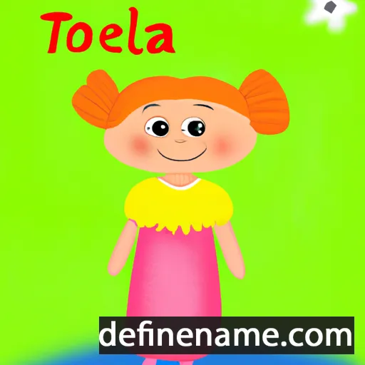 cartoon of the name Tolenka