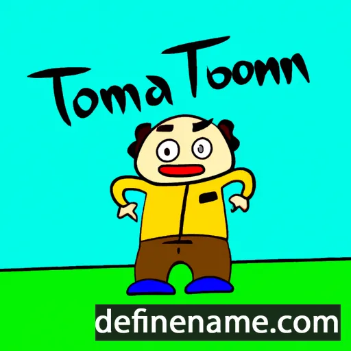 Tomáisín cartoon