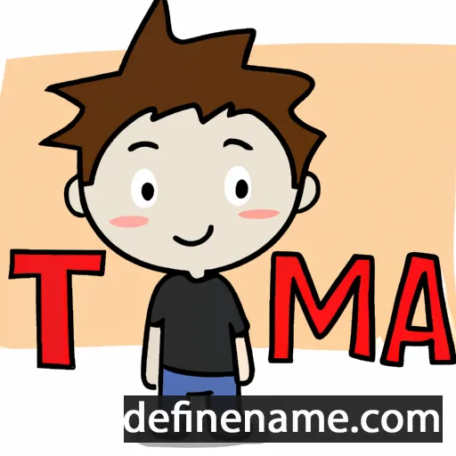 cartoon of the name Toma