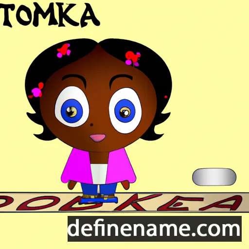 cartoon of the name Tomeka