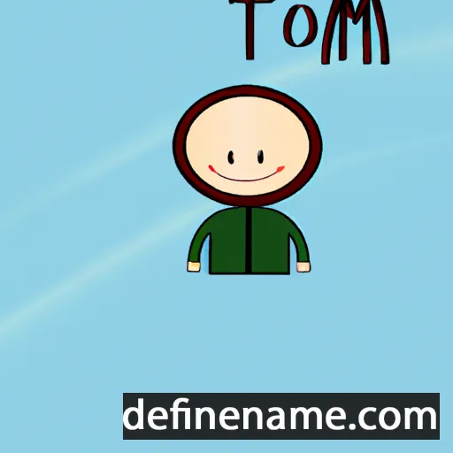 cartoon of the name Tomi