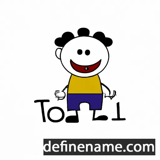 cartoon of the name Tomił