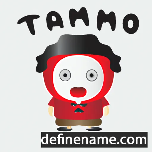 cartoon of the name Tomitaro