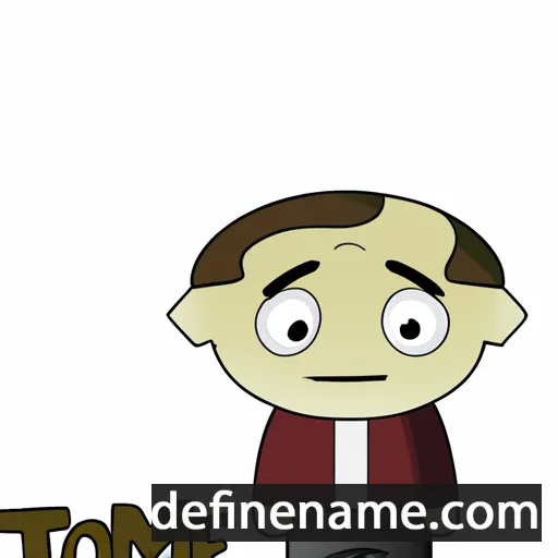 cartoon of the name Tomme