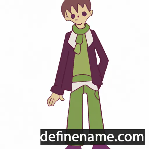 cartoon of the name Tomoaki