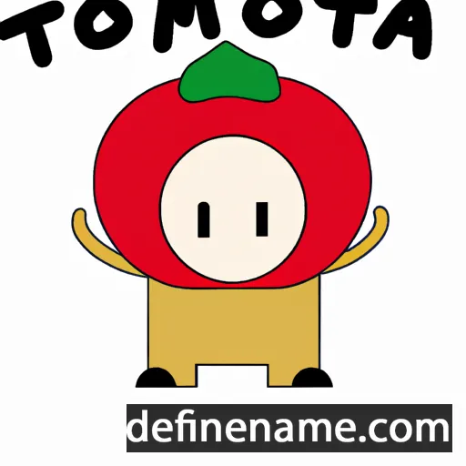 cartoon of the name Tomotaro