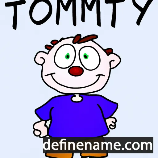 cartoon of the name Tomothy