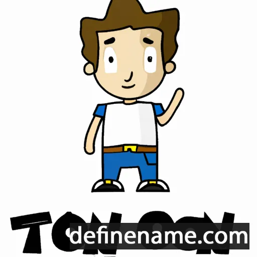 cartoon of the name Toñi