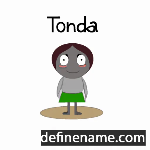 cartoon of the name Tonda