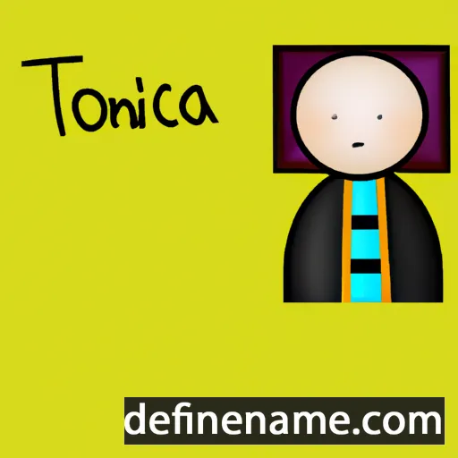 Tonica cartoon