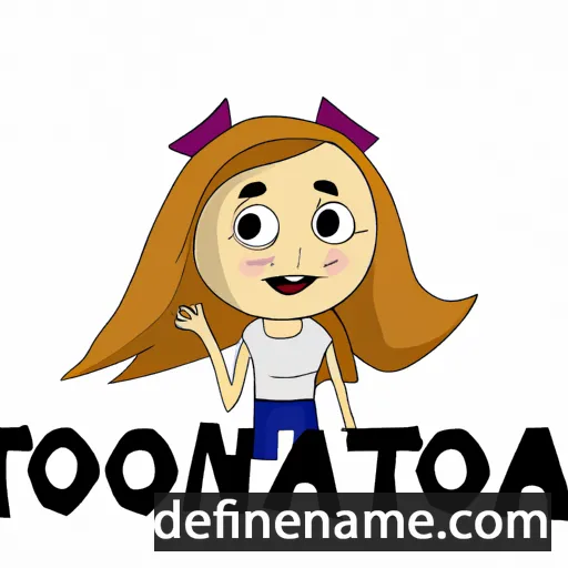 Tonija cartoon