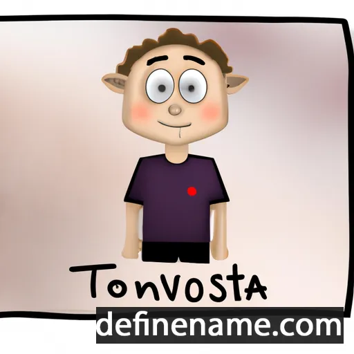 cartoon of the name Tonislav