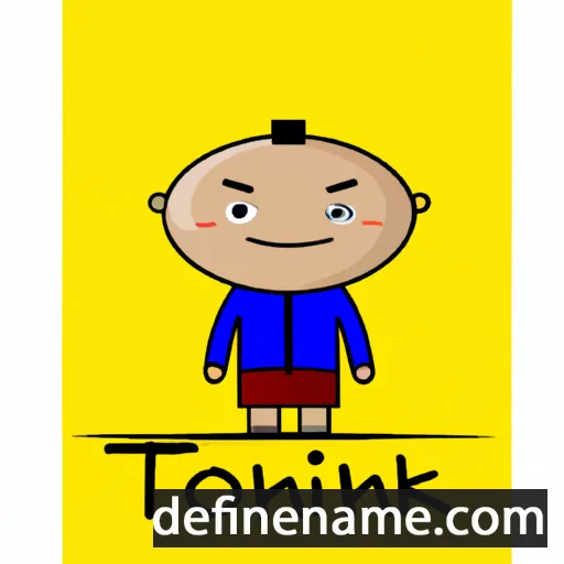 cartoon of the name Tonkin