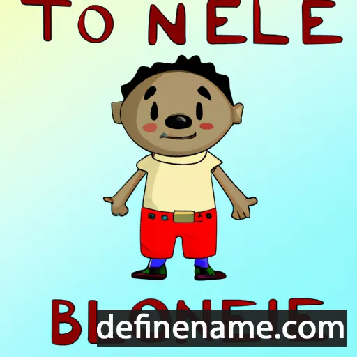 cartoon of the name Tonuelo