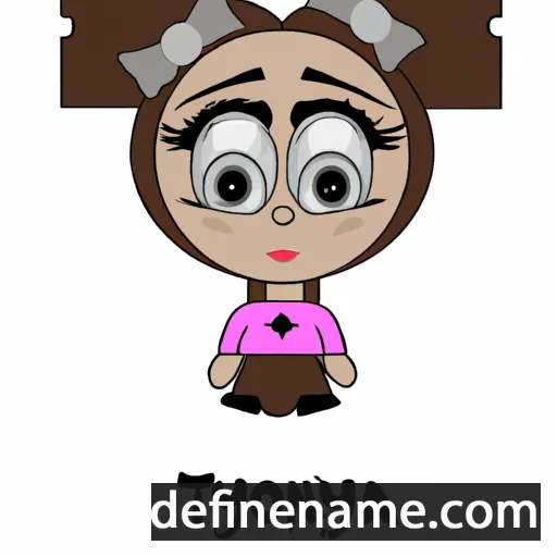 cartoon of the name Tonyna