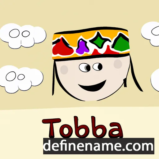 cartoon of the name Tooba