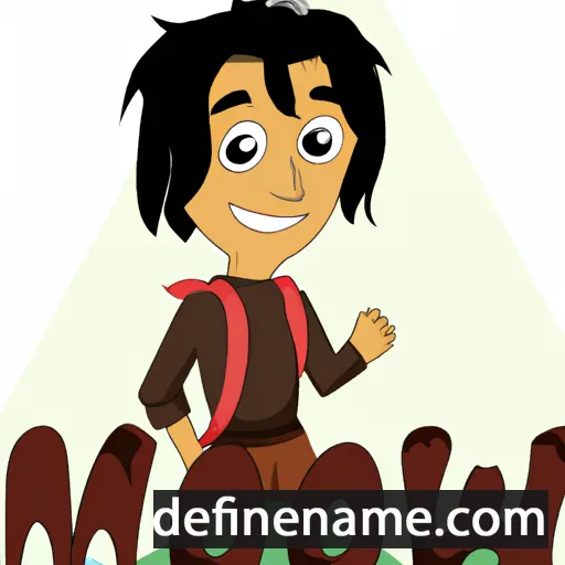 cartoon of the name Mowgli