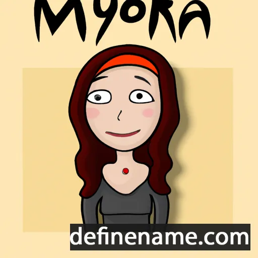 Moyra cartoon