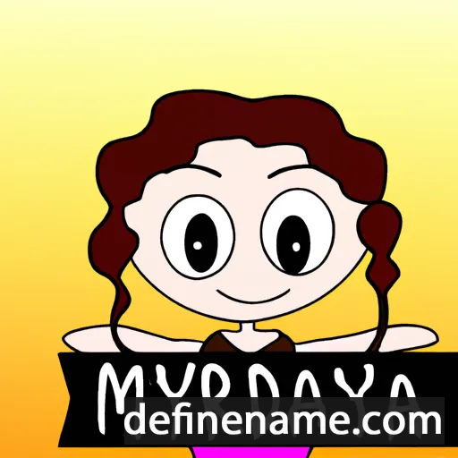 Myranda cartoon