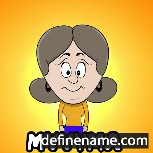 cartoon of the name Myrna