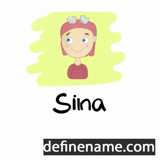 cartoon of the name Ņina