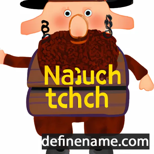 cartoon of the name Nachum