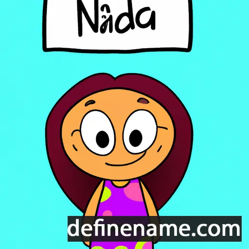 cartoon of the name Nadica