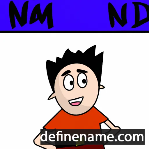 cartoon of the name Nadim