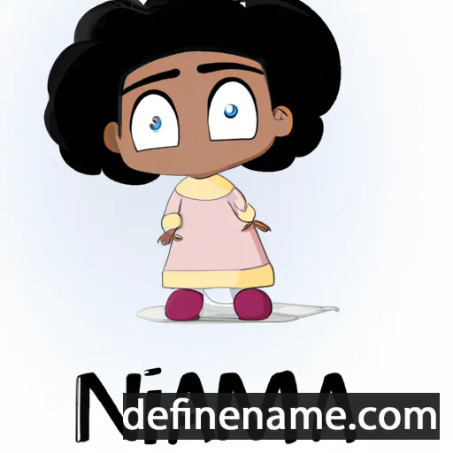 Naïma cartoon